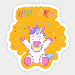 Unicorn Happy Lover Sticker